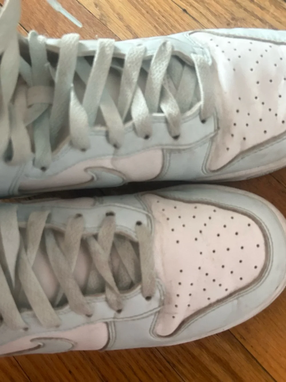 Nike Kids Two-Tone Pink and Light Gray Sneakers - Picture 2 of 3
